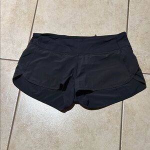 lululemon athletica Women's Black Athletic Shorts